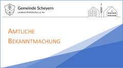 Grafik Amtliche Bekanntmachung